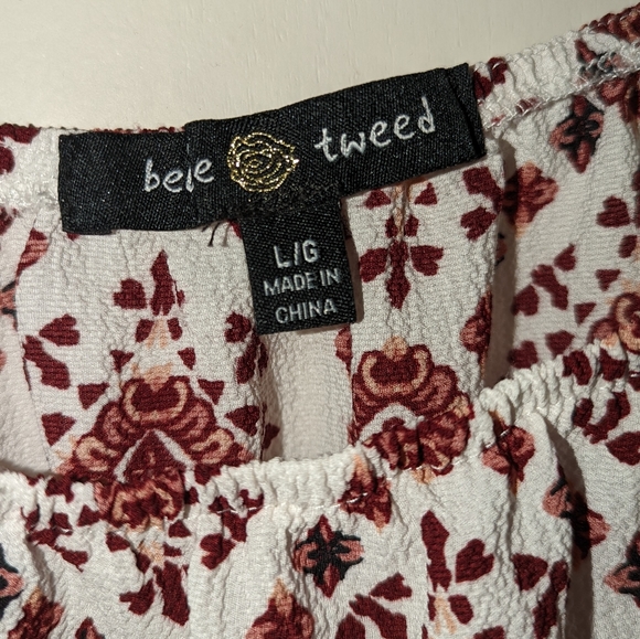 Bele tweed one piece shorts boho romper - Picture 5 of 5